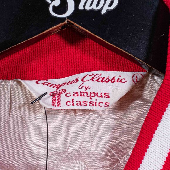 University of Pennsylvania Bomber Jacket Large VTG 70s Sigma Alpha Mu Embroidery - Picture 6 of 12